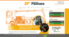 Desktop Screenshot of gasoleosferrer.com